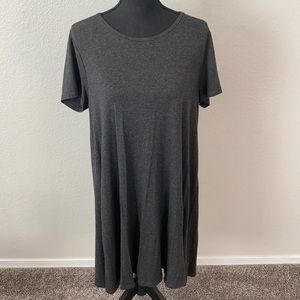 Madewell super comfy gray mini dress